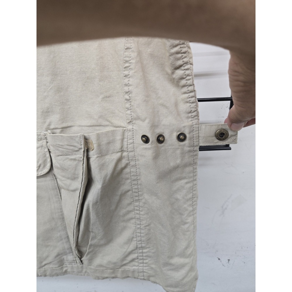 Royal Robbins Men's Large‎ Khaki Utility Vest Outdoor Travel Hunting Zip Up - Picture 10 of 16